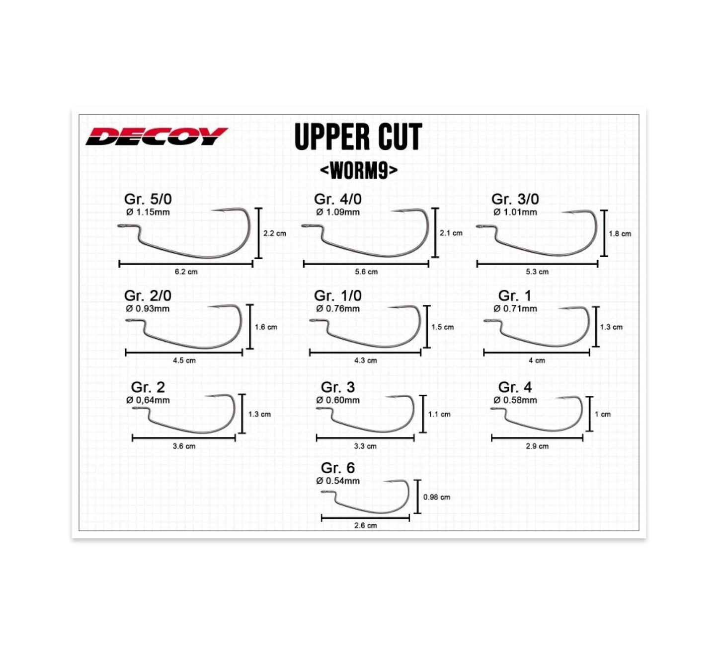 Decoy Worm9 Upper Cut