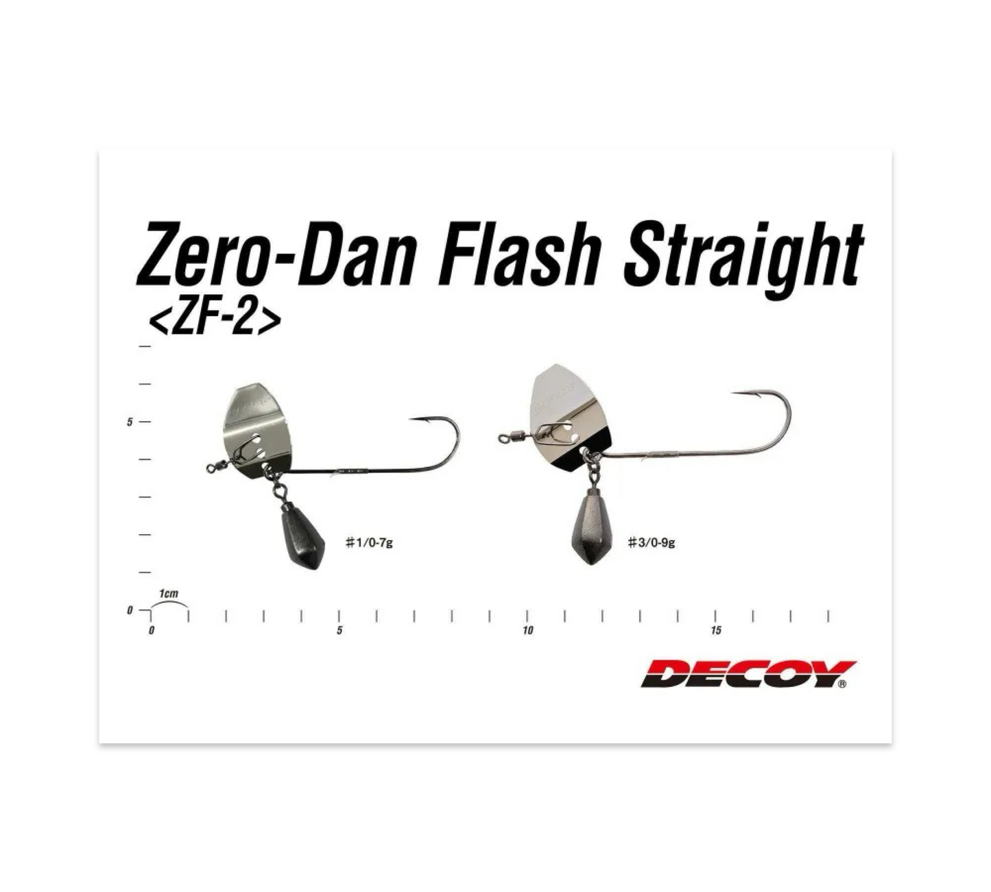 Decoy ZF-2S ZERO-DAN Flash Straight (Chatterbait und Jika Montage)