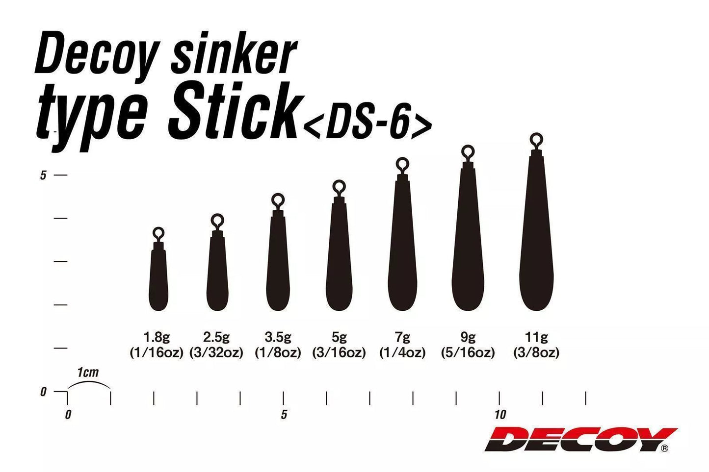 Decoy Stick Sinker DS-6